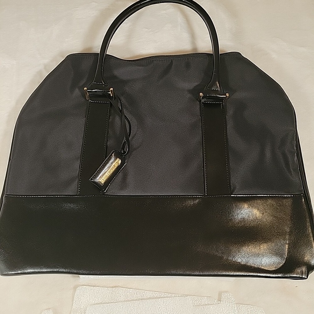 Estee Lauder Large Duffle Bag Travel Bag Black Double Handle